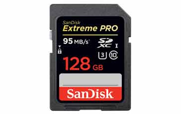 کارت حافظه SD Sandisk 128 GB