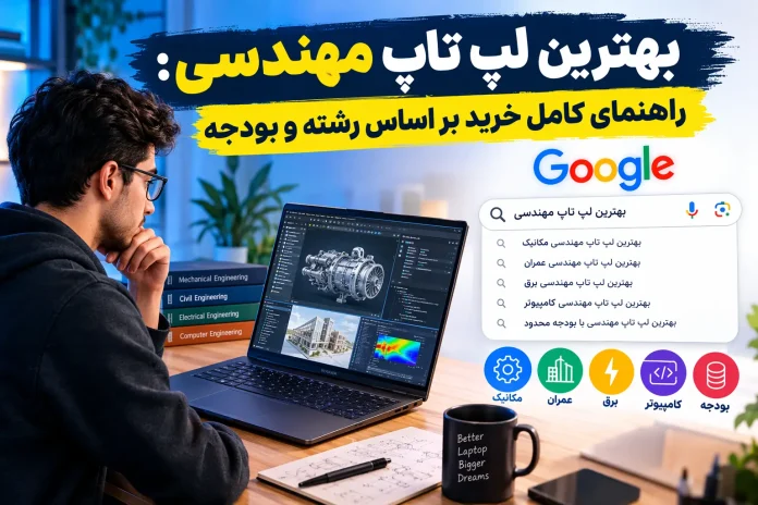 Best Engineering Laptop Complete Buying Guide by Major and Budget بهترین لپ تاپ مهندسی: راهنمای کامل خرید بر اساس رشته و بودجه