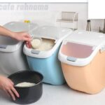 بهترین ظرف سطل برنج (جا برنجی) مقایسه ۴ مدل پرفروش ظرف و سطل برنج ، جا برنجی