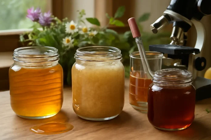 چگونه عسل اصل و باکیفیت را از عسل تقلبی تشخیص دهیم؟ راهنمای جامع و تخصصی