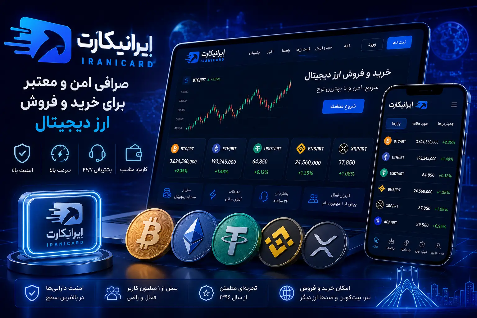 بهترین صرافی ارز دیجیتال ایرانی