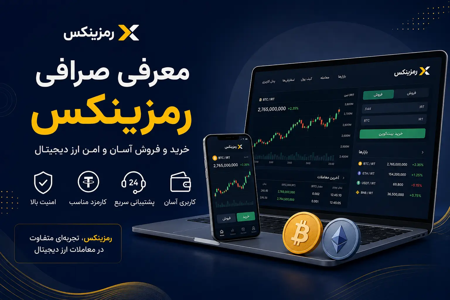 صرافی رمزینکس